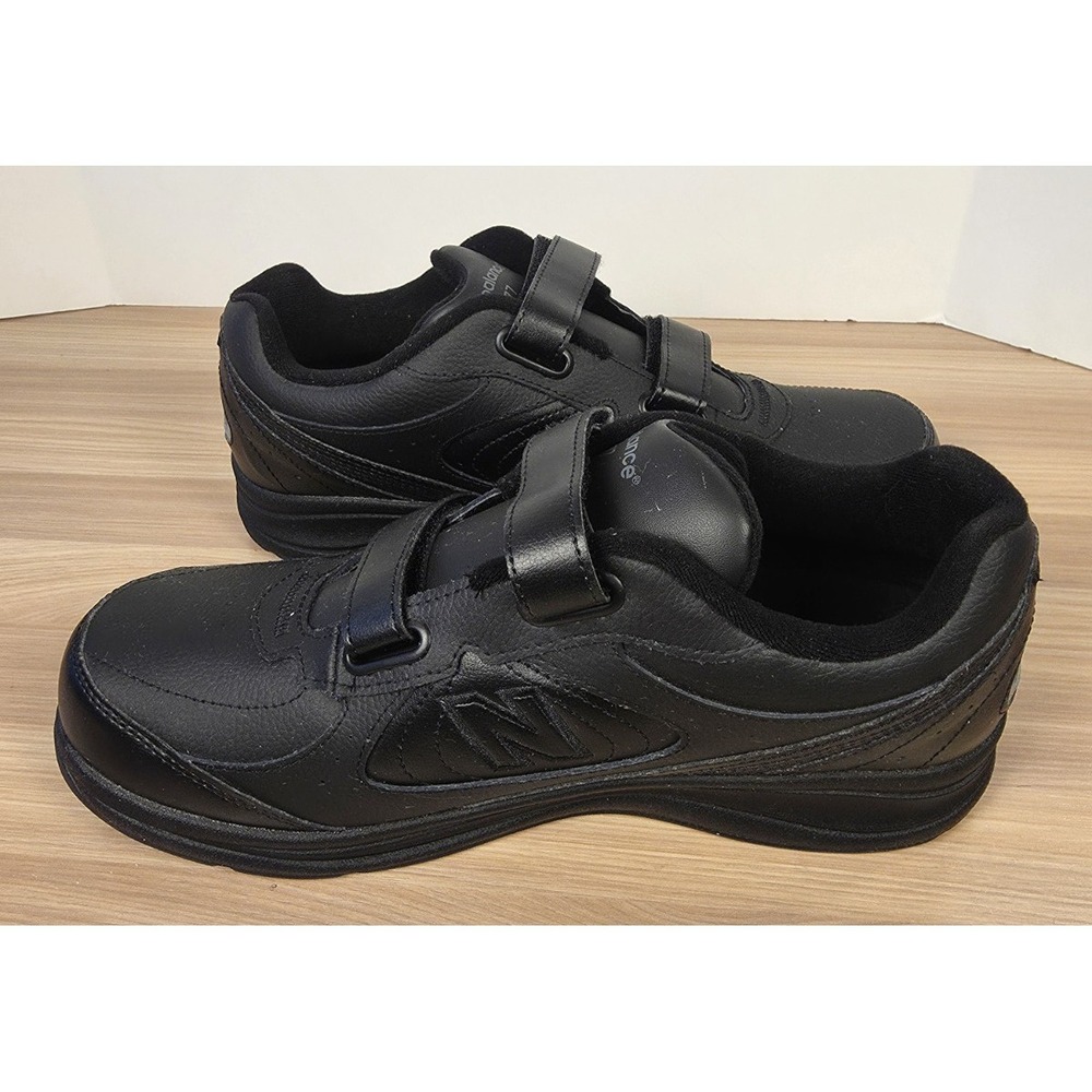 New Balance 577 Walking Shoes Womens Sz 12 2E Extra WIDE Black Hook/Loop WW577VK - Picture 3 of 10